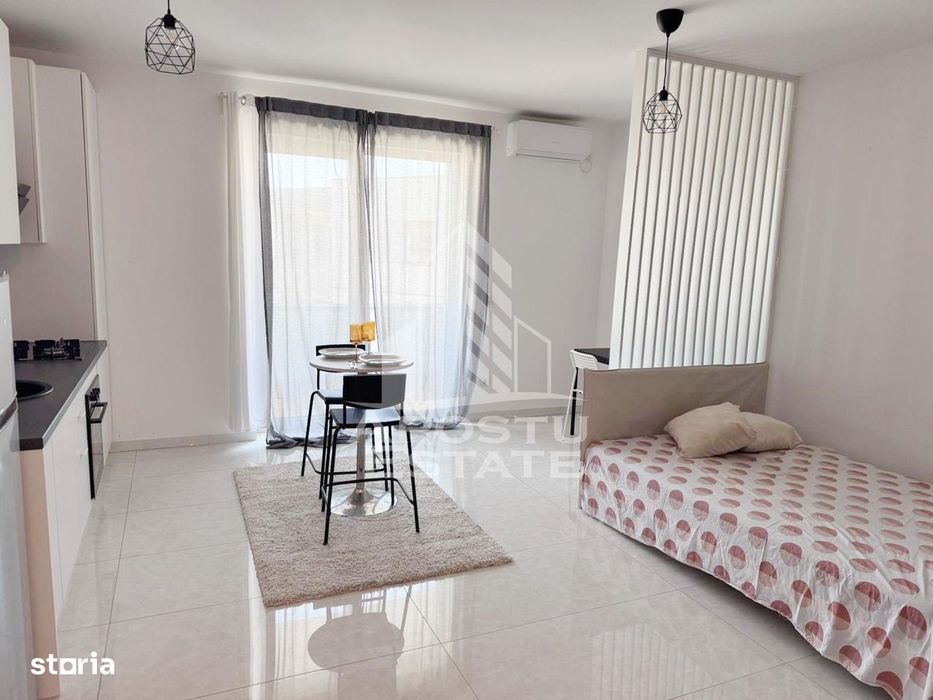 Apartament cu o camera de vanzare, 32mp utili+4mp balcon, zona Braytim