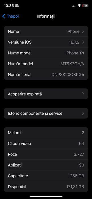Iphone xs 256gb