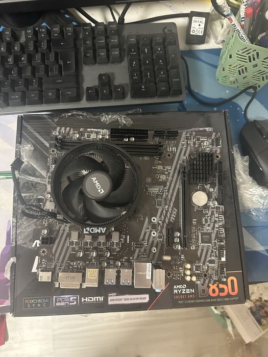 Kit ryzen 5 5600x + msi a520m-a-pro