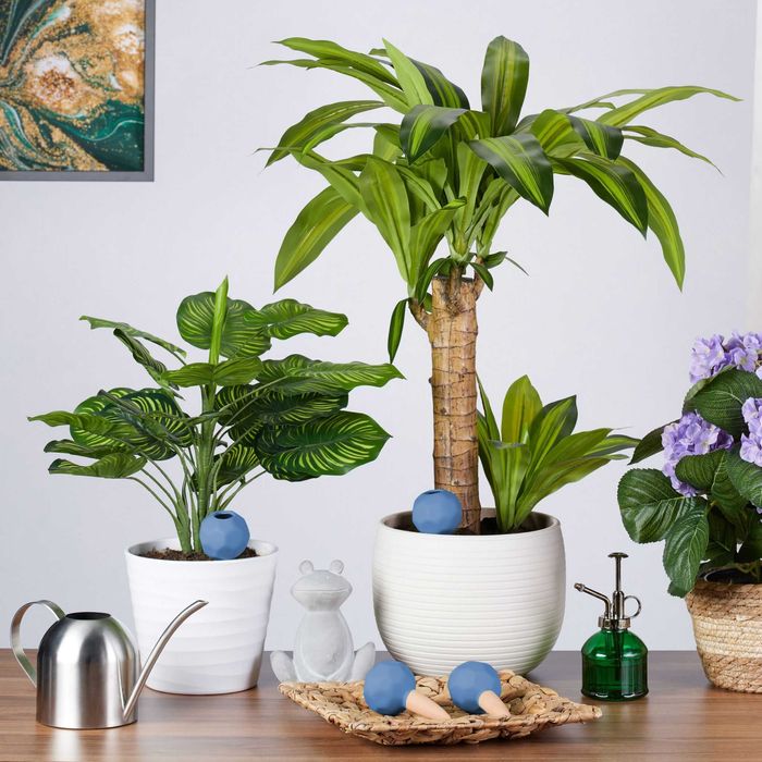 Set 4 bile de udare din ceramica sistem automat plante de apartament