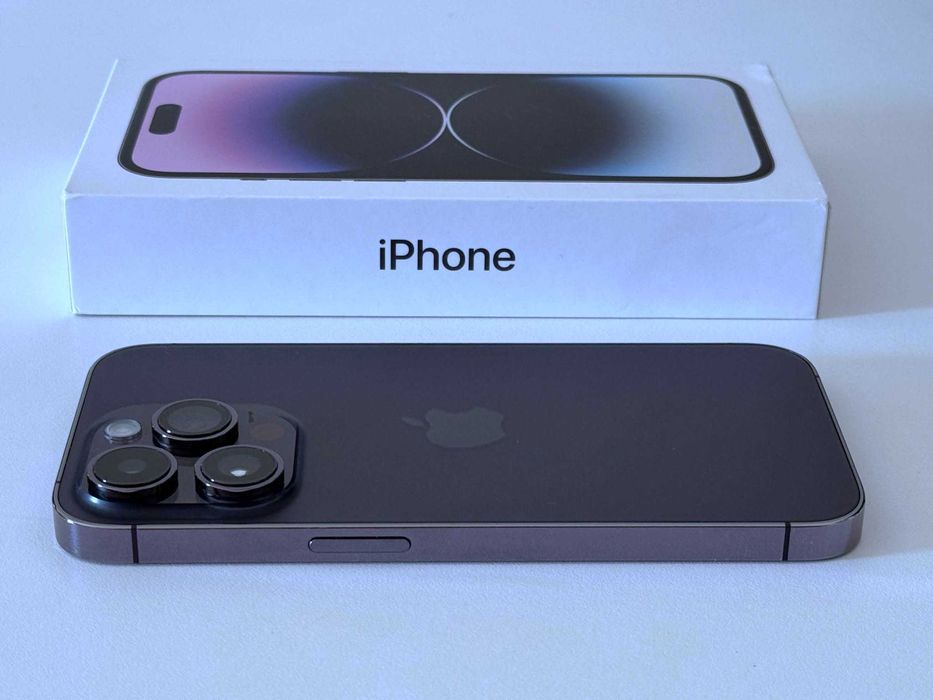 Бартер! Перфектен! iPhone 14 Pro Deep Purple (Лилав)