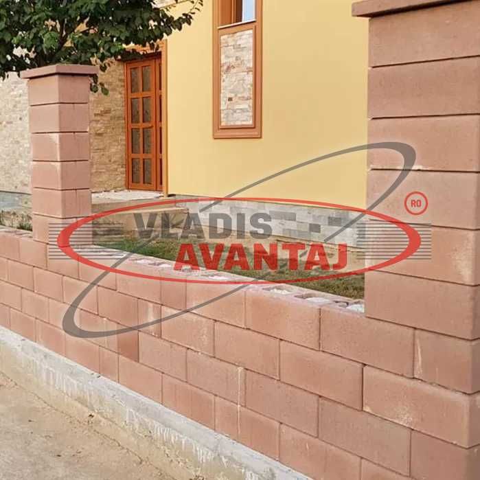 Bolțari 40x20x16 - 20x20x16 și capace gard Gama Rivago si Robusto