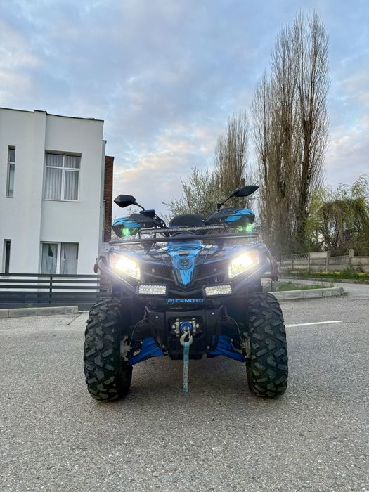 ATV CfMoto 450L numere negre
