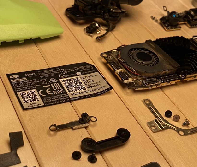 Piese Dji Spark ca noi impecabile placa motoare esc camera dji spark
