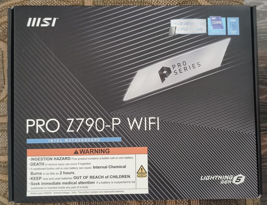Дънна платка MSI Pro Z790-P WIFI, LGA 1700, DDR5