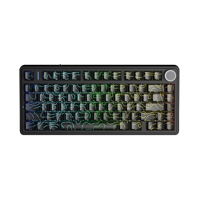Tastatură mecanică gaming AULA F75 RGB, wireless, 75%