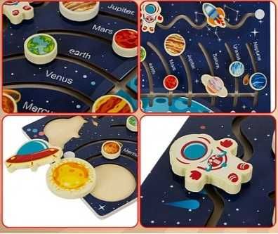 Монтесори логически пъзел Слънчева система