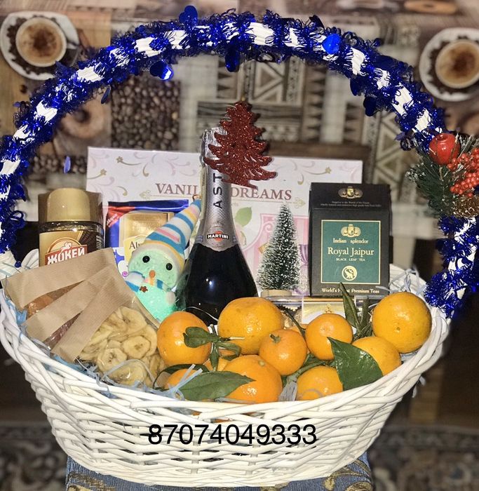 Подарочные корзины и коробки, подарки