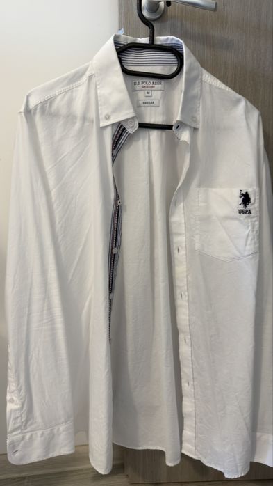 Camasa alba eleganta USPA Polo