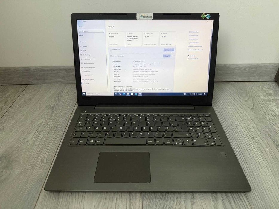 Laptop Business Lenovo V330-15IKB | Intel i5-8250U | 8GB RAM | 256GB SSD | Full HD