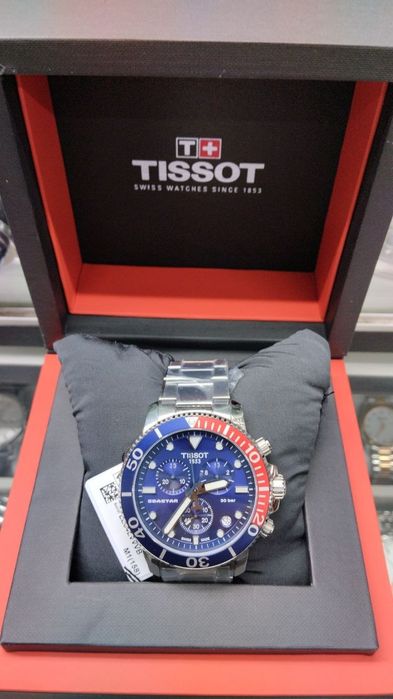 Швейцарские часы Tissot Seastar Pepsi