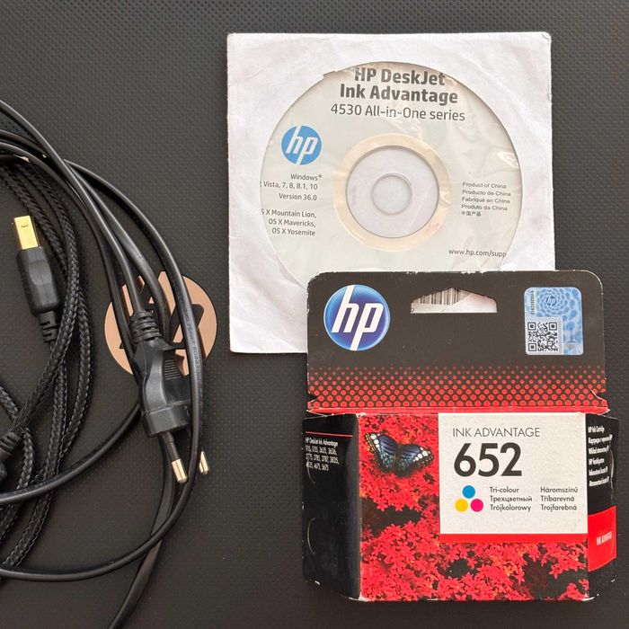 Vând imprimantă HP DeskJet Ink Advantage 4535 Wi-Fi + cartuș sigilat