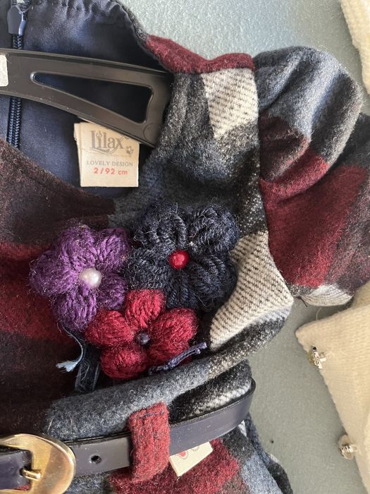 Детска рокля от вълна размер 92