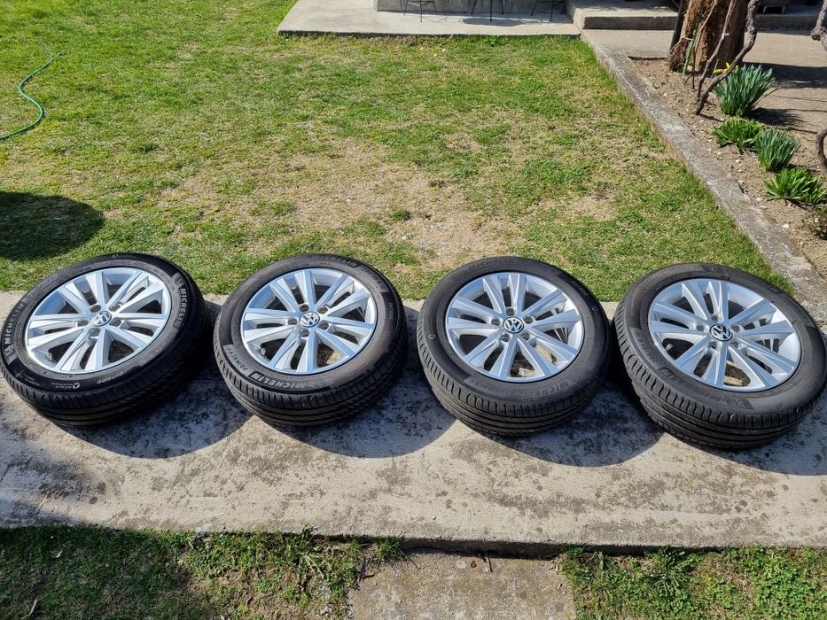 Jante roti OEM VW Estrada Golf 5 6 7 Cauciucuri Noi