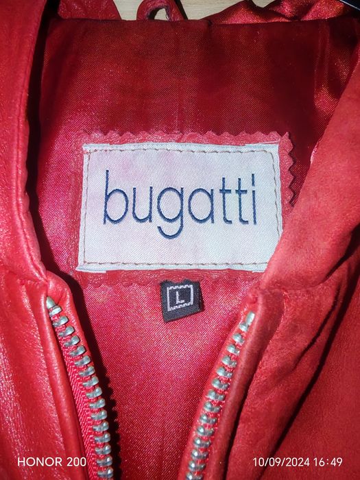 Bugatti Geaca de piele culoarea rosie
