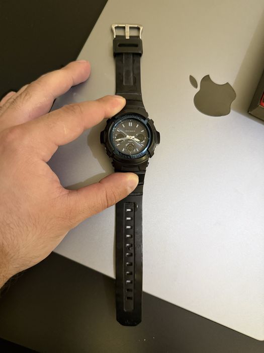 Здрав Casio G-Shock AWG-M100A - Радио сверяване и Солар (Tough Solar)