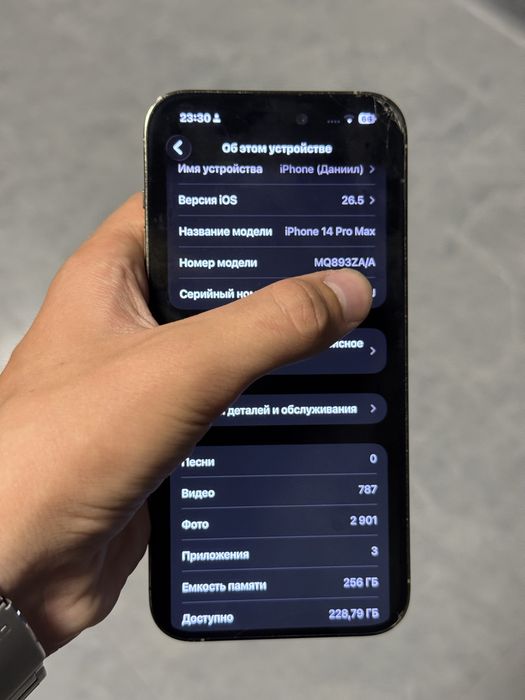 Iphone 14 pro max 256gb 74%