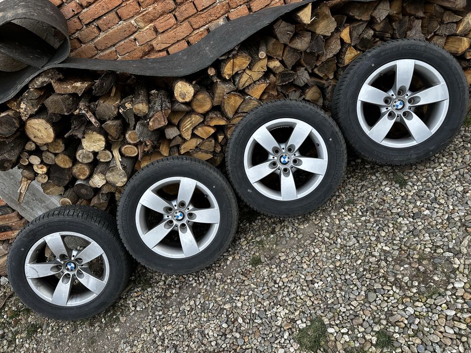 Jante BMW cu anvelope 225/55/16 Hankook