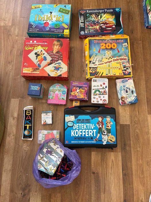 Голям лот от 15 настолни детски игри