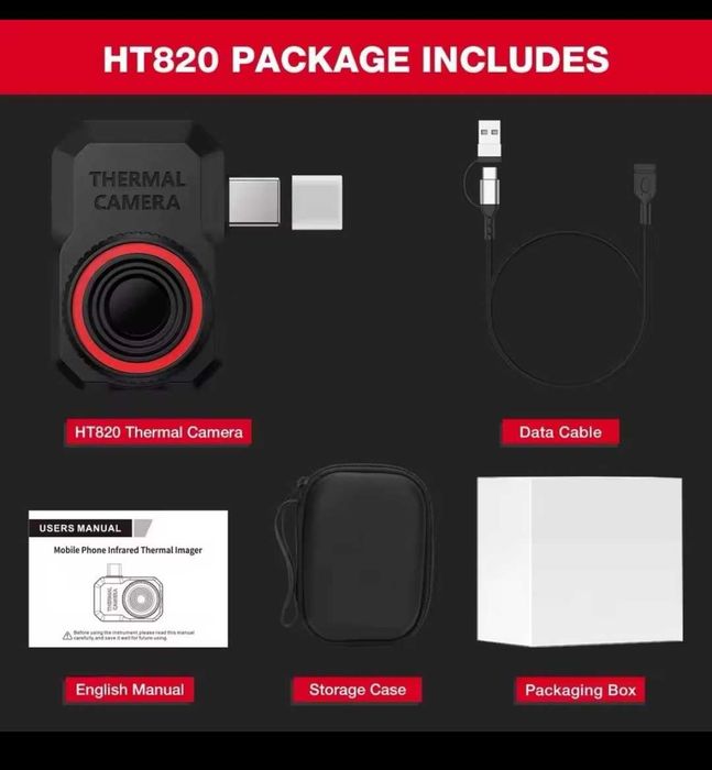 Cameră termică industrială cu termoviziune în infraroșu HABOTEST HT820