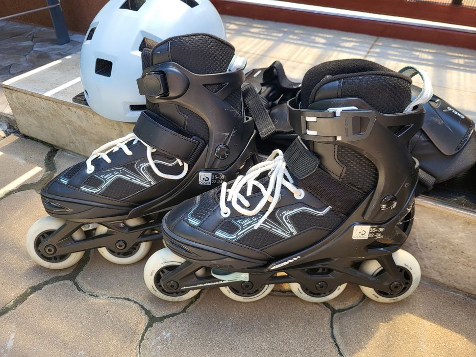 Role Oxelo Fitness FIT3 negre copii reglabile  35-38