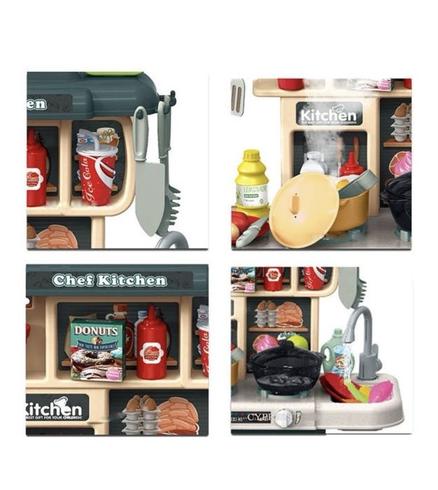 Детская кухня 64 элемента новая