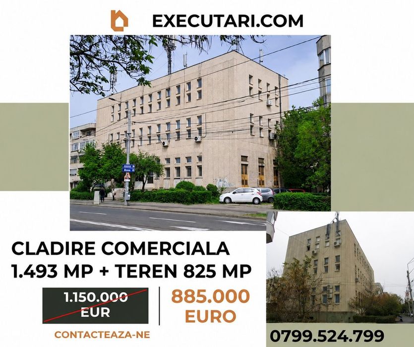 Cladire comerciala 1.493 mp + Teren 825 mp - Ploiesti