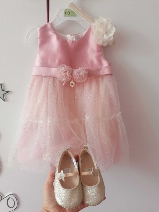 Официална рокля Mayoral и обувки за момиченце