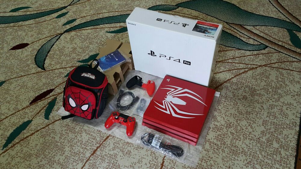 AKSIYA!!! Ps4 PRO《 SPIDER MAN 》Exclusive. { 4K } HDR. 1.TB.