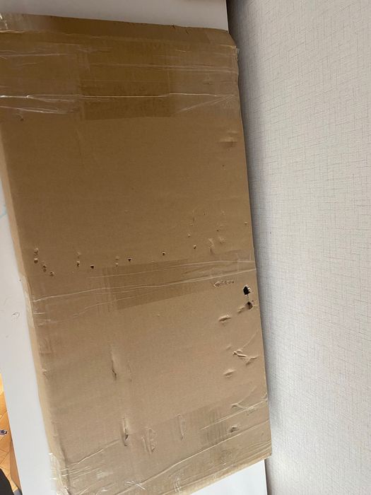 Дефектна дървена етажерка за колички, рафт, 80 отделения, хоризонтален