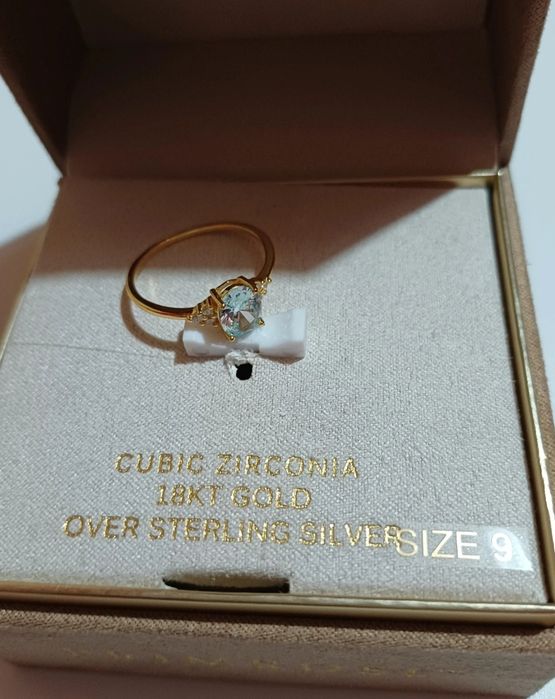 Inel din argint S925 placat cu aur 18 K