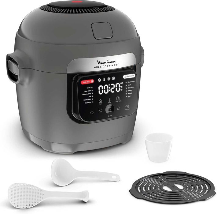 Мултикукър Moulinex Multicook & Fry MZ730BF0 12 програми Фритюрник 2в1