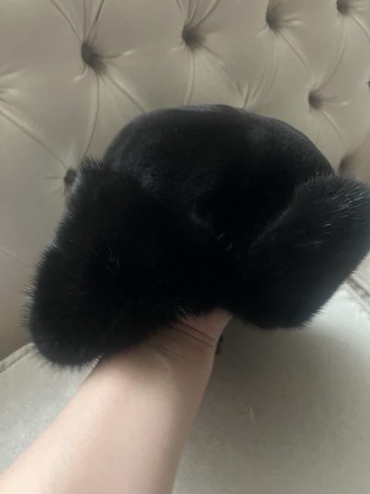 Продам шапку- ушанку из стриженной норки