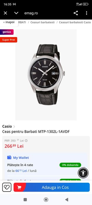 Ceasuri Fossil + Casio