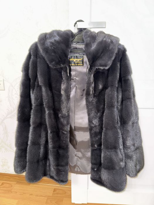 Норковая шуба трансформер с капюшоном
