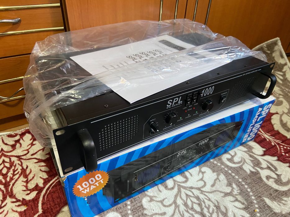 Усилвател със вграден еквалайзер 1000 вата