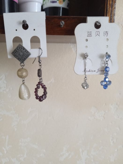 Серьги под серебро. И др.