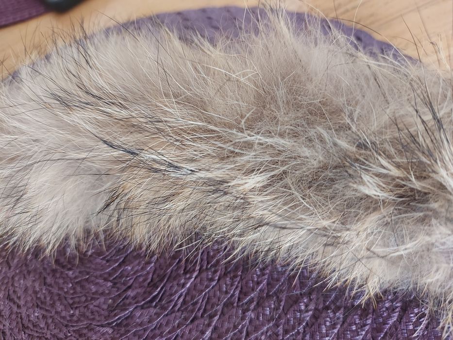 Яка пух, пухена яка за качулка, еко косъм, детска