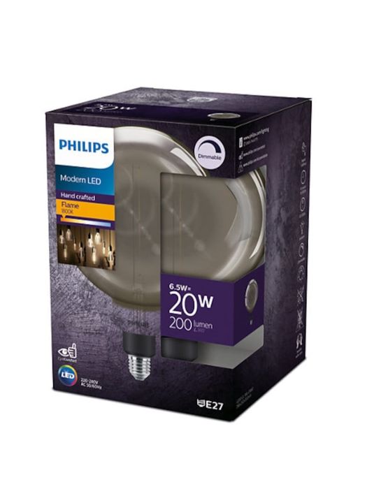 Bec LED vintage Philips Giant G200, intensitate luminosa reglabila