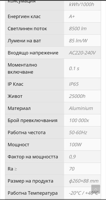 LED прожектори Optonica