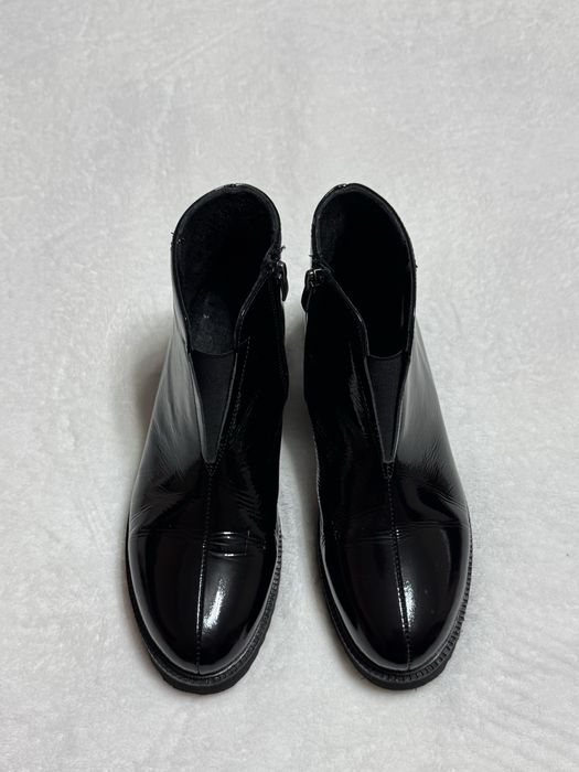 Botine Piele Lucioasă Damă