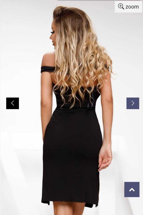 Rochie sexy cu fermoare lungi pe ambele picioare