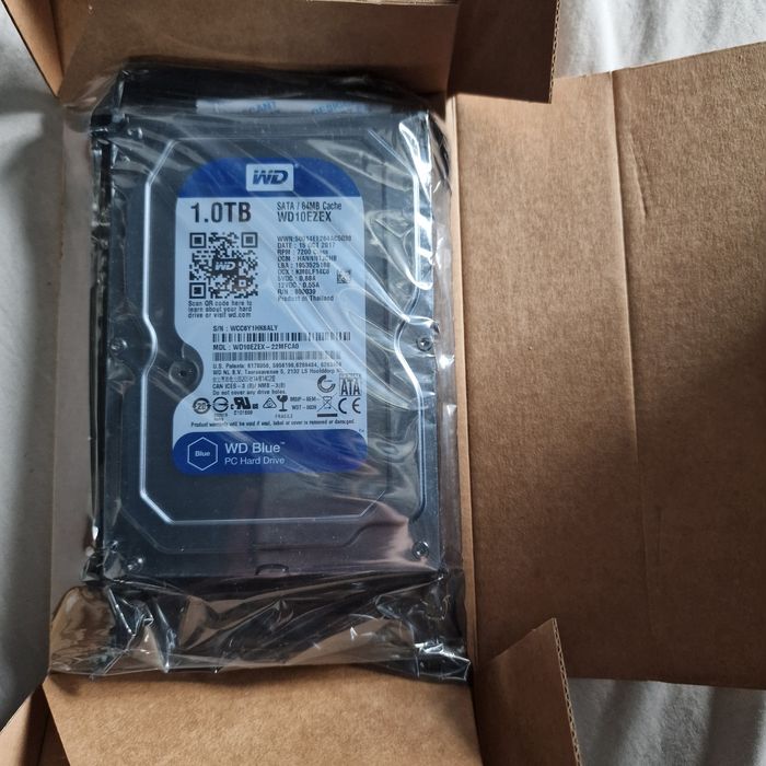 HDD WD Blue 1TB, 7200rpm, 64MB cache, SATA III