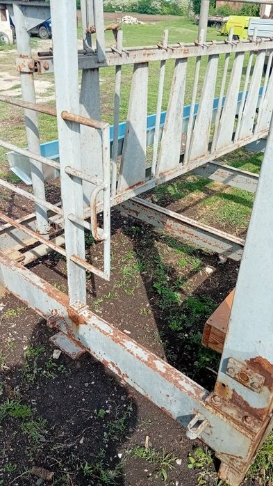 Доилна естекада, капан за доене на овце, стръга