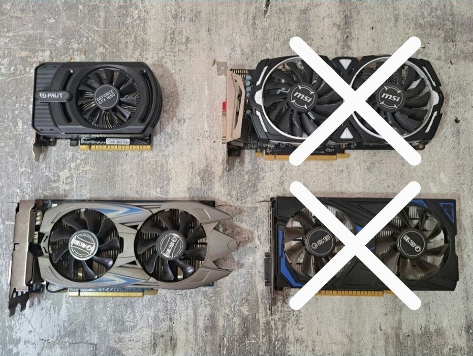 Продам видеокарты (GTX, RX)