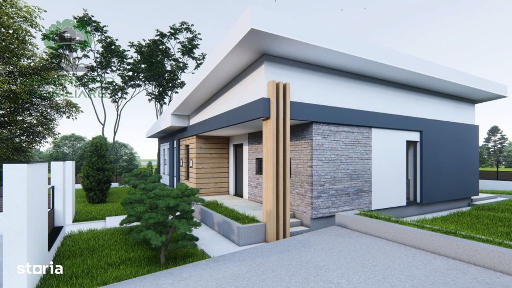 Casa individuala parter 4 cam, 2 bai, 130mp, teren 450mp, langa PADURE