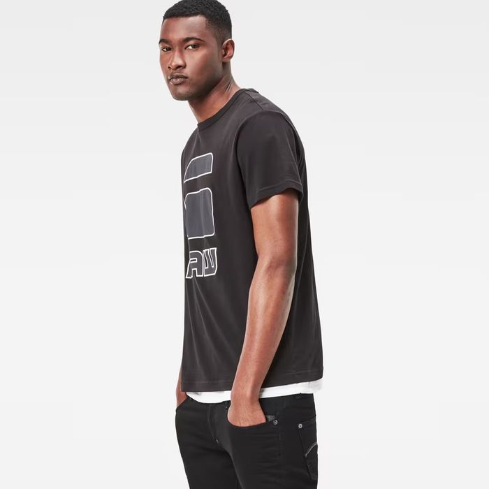 Оригинална тениска G-Star Raw Cadulor XS S M нова мъжка черна