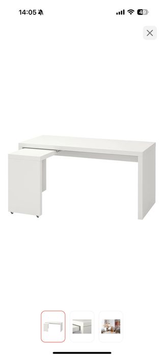 Стол икеа мальм компьютерный