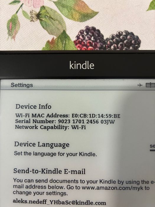 Електронен четец Kindle 4