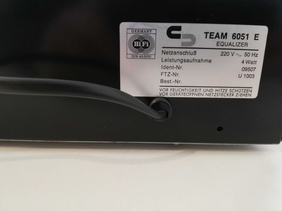 Graphic Equalizer SCHNEIDER TEAM 6051 - 7 Band /made in RFG/Impecabil